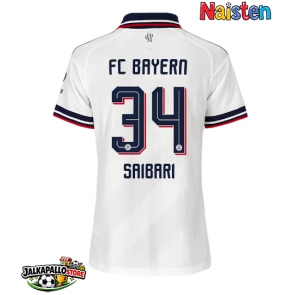 Bayern Munich Ismael Saibari #34 Vieraspaita Naisten 2026-27 Lyhythihainen